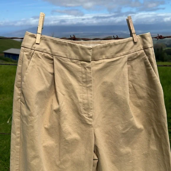 Anthropologie Equise barrel Leg Chinos Cedar Small - Picture 4 of 10